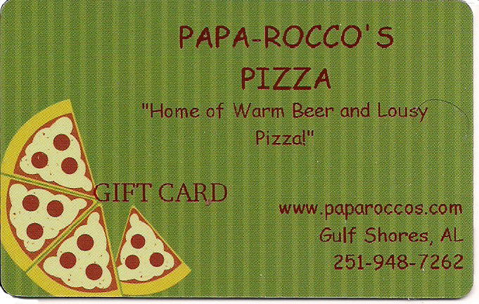Papa Rocco $50 Gift Card