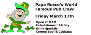 Papa Rocco Pub Crawl